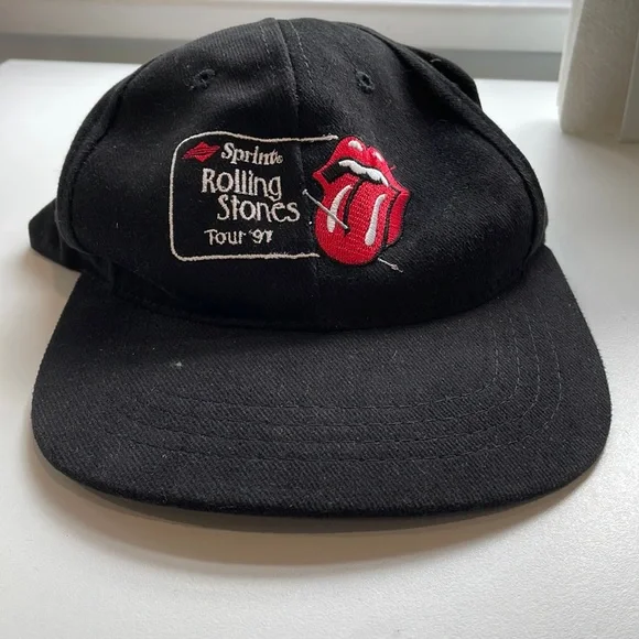 Vintage Rolling Stones 1997 Concert Tour Baseball Hat. - Picture 3 of 6